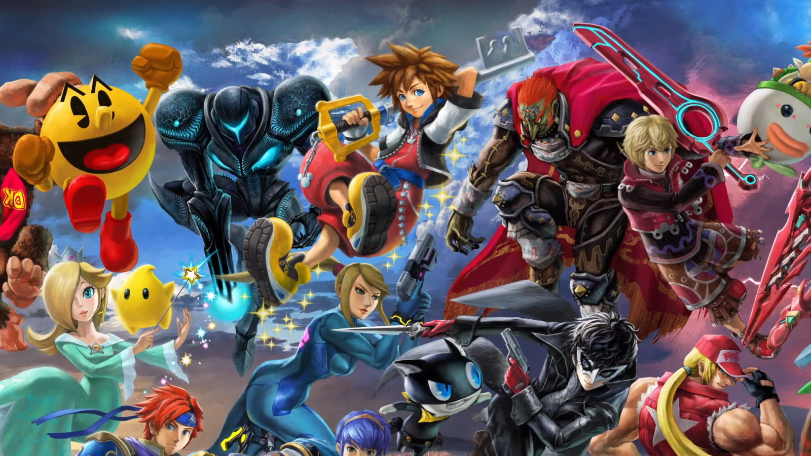 Super Smash Bros. Ultimate Banner Artwork with Sora