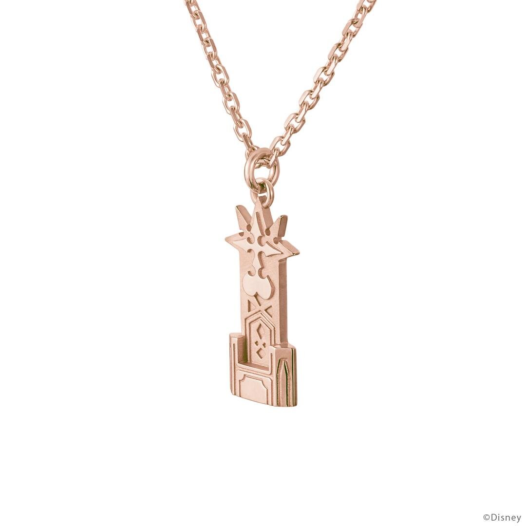 Kingdom Hearts Rose Gold Organization XIII Necklace