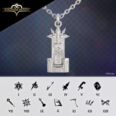 Kingdom Hearts Silver Organization XIII Necklace