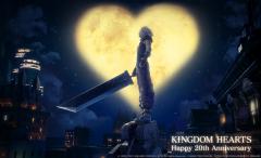 Final Fantasy VII Remake Kingdom Hearts 20th Anniversary Screenshot