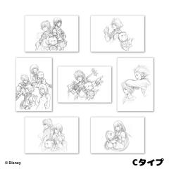 Kingdom Hearts Postcards Illustrated by Tetsuya Nomura