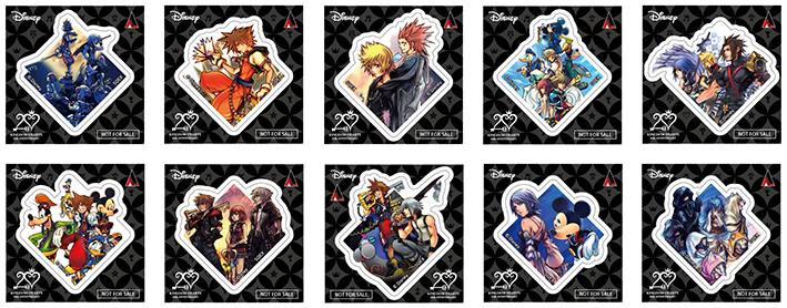 Kingdom Hearts Animate Fair Event Stickers