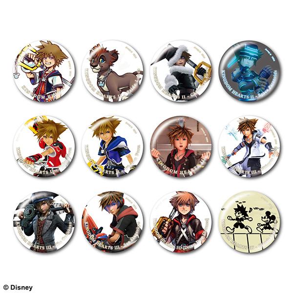 Kingdom Hearts Sora Can Badge Collection Vol. 1 Box of 12