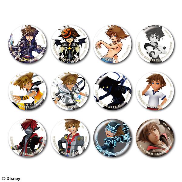 Kingdom Hearts Sora Can Badge Collection Vol. 2 Box of 12