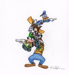 Sora, Donald, and Goofy (painting)
