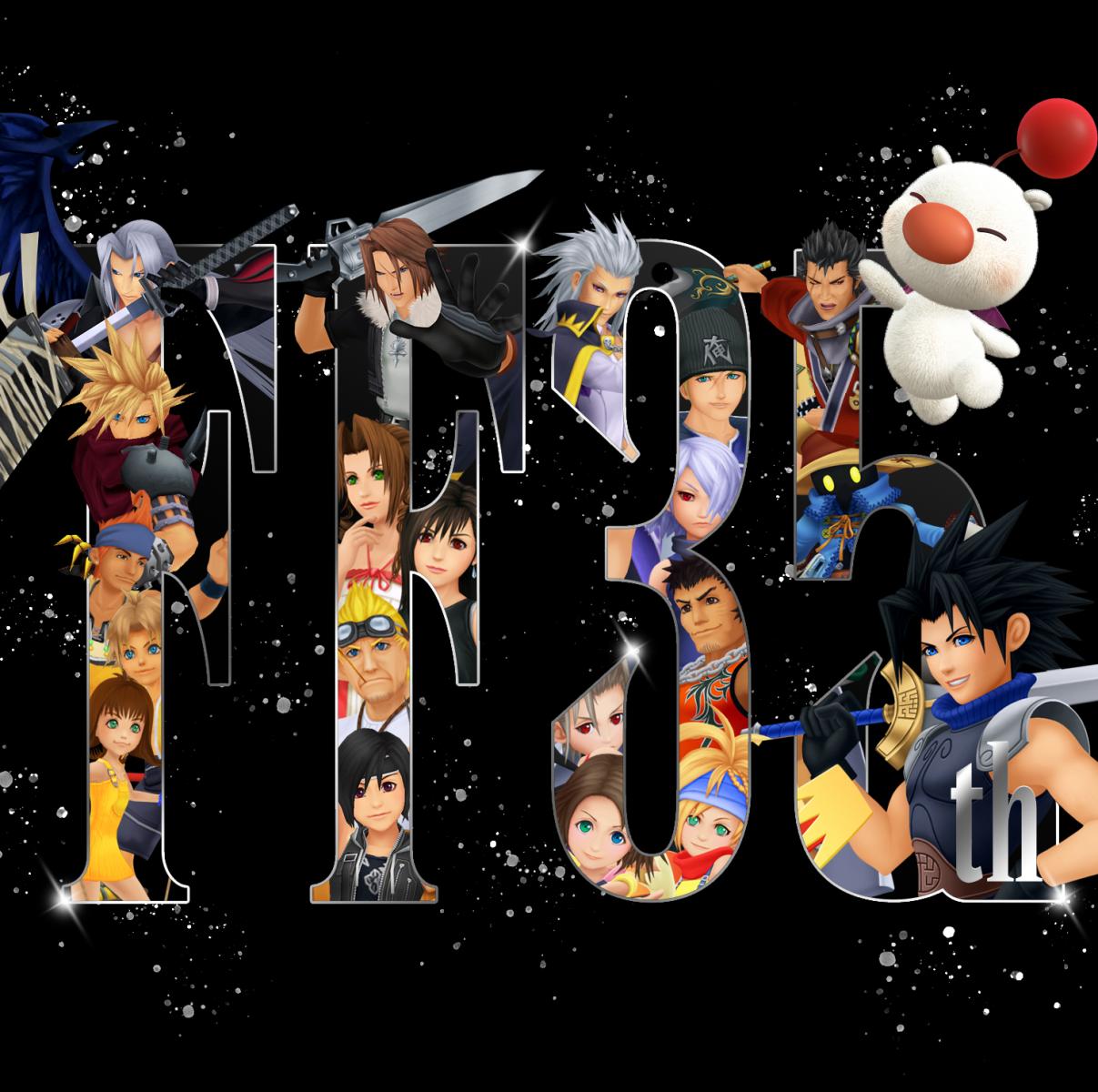 Final Fantasy 35th Anniversary Graphic x Kingdom Hearts Graphic