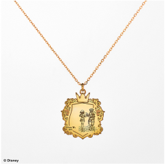 Kingdom Hearts / Silver Necklace <Emblem> Yellow Gold Coating