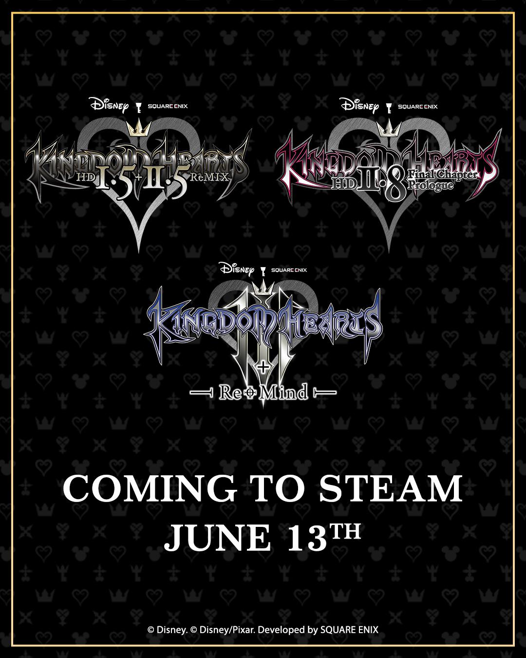 De Kingdom Hearts-serie komt op 13 juni 2024 naar Steam – Kingdom Hearts News