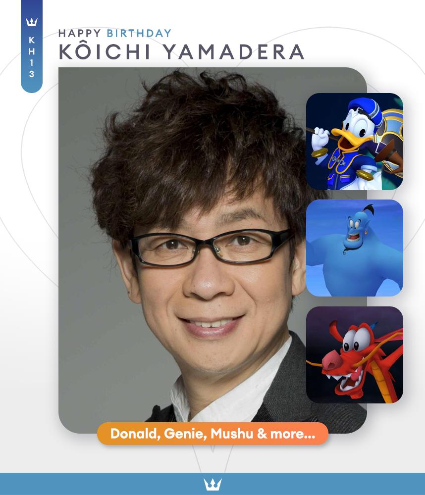1961: Kôichi Yamadera was born