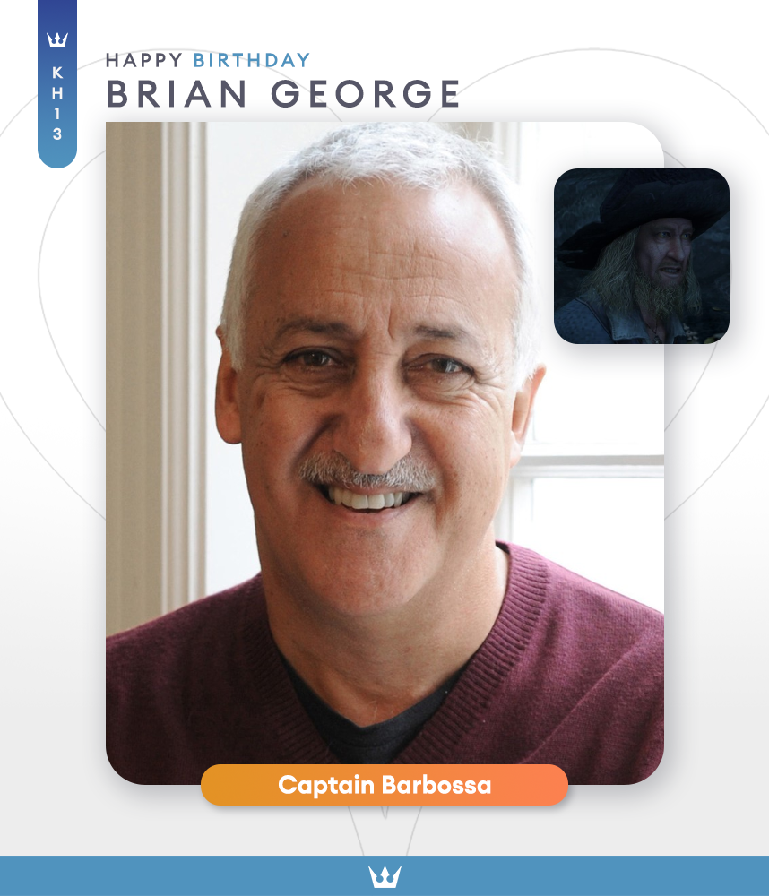 1952: Brian George was born