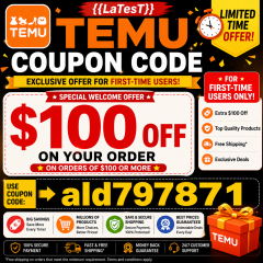 What is the Temu coupon code for $200 off?[{ ald797871 }]