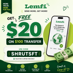 [CLAIM TODAY] Lemfi Coupon Code ➔ 『SHRUTSFT』 | Receive $20 Free