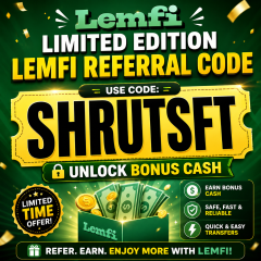 [WORKING NOW] Lemfi Referral Code ➜ 「SHRUTSFT」 | Free $20 Bonus