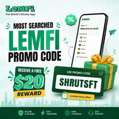 ❲Best Limited Offer❳ Lemfi Coupon Code 【SHRUTSFT】 ➞ Enjoy $20 Reward