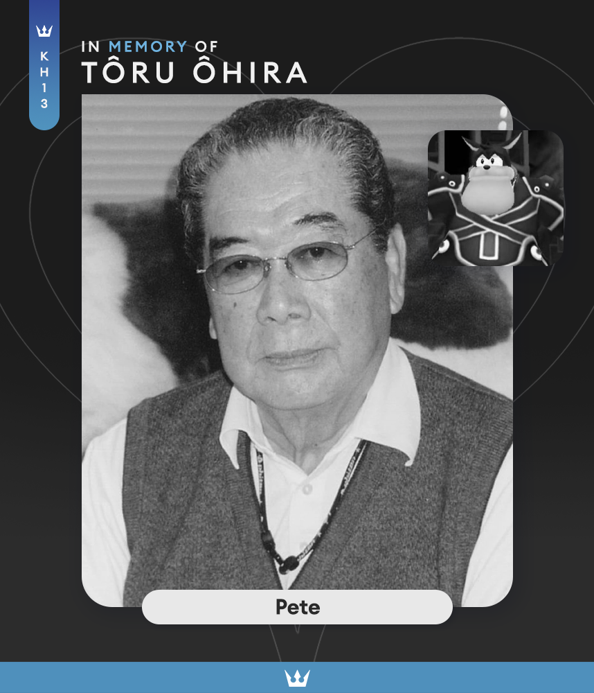 2016: Tôru Ôhira passed away